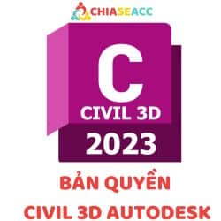 mua ban quyen civil 3d autodesk 2023 download